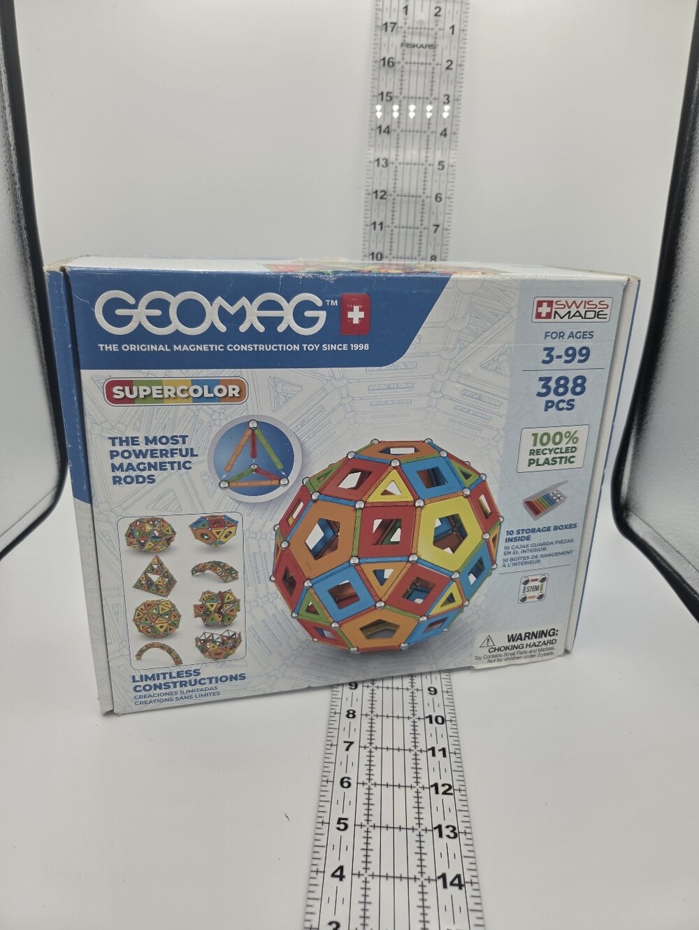 Supercolor Magnetic Construction Set - Multicolor